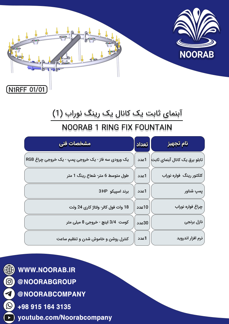 Catalog NOORAB 1 RING FIX FOUNTAIN