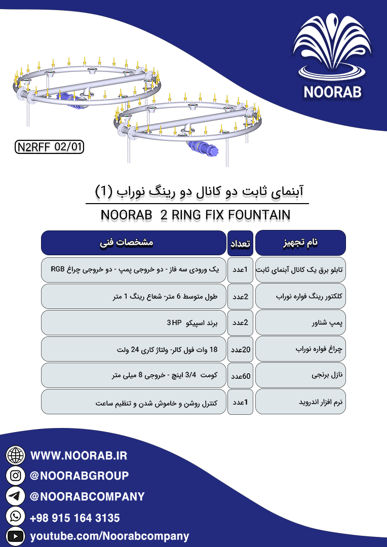 Catalog NOORAB 2 RING FIX FOUNTAIN