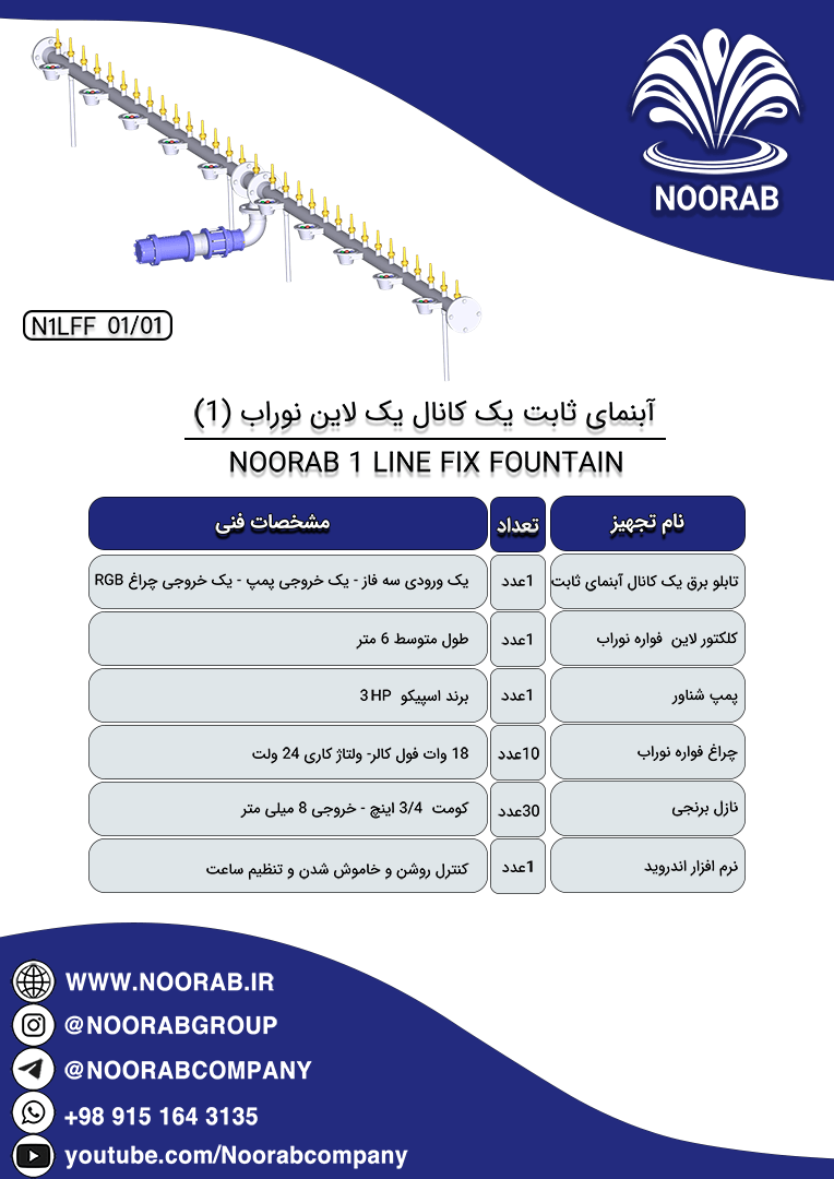 cataloge NOORAB 1 LINE FIX FOUNTAIN