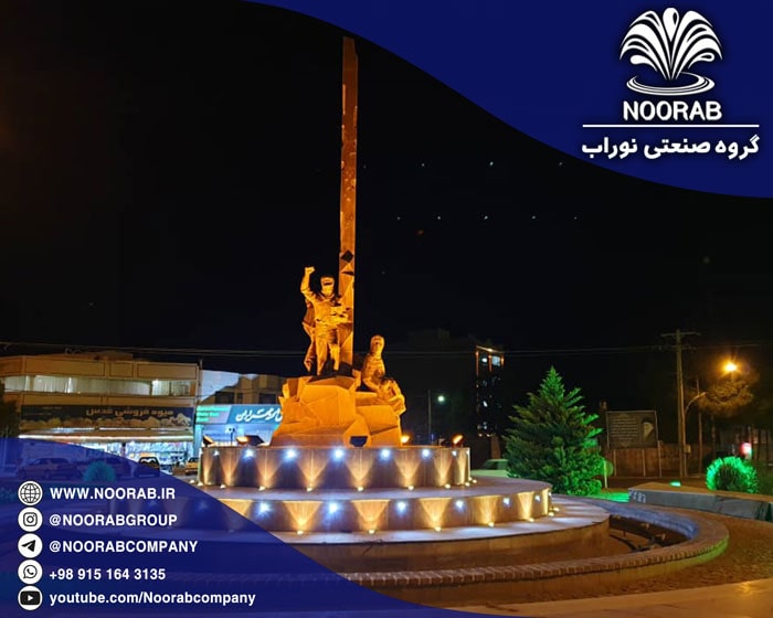 fixed-fountain-and-lighting-of-quds-square-in-birjand