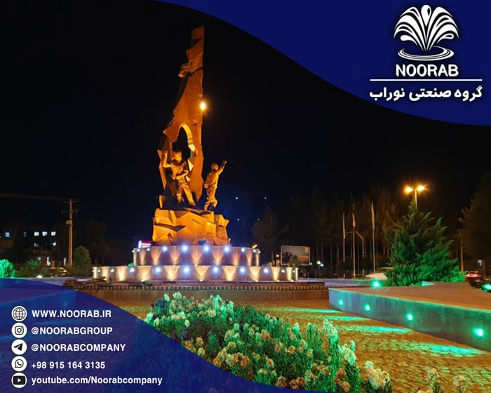 fixed-fountain-and-lighting-of-quds-square-in-birjand
