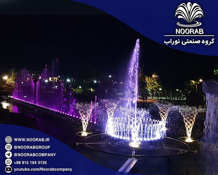 the musical fountain of bostan tossani lake